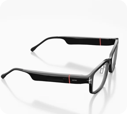 Умные очки solos AirGo™ 3 Argon 7-1 ABL | Shiny Black | Blue Blocker